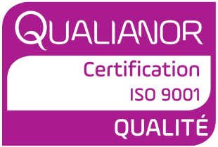 ISO 9001 Fond blanc
